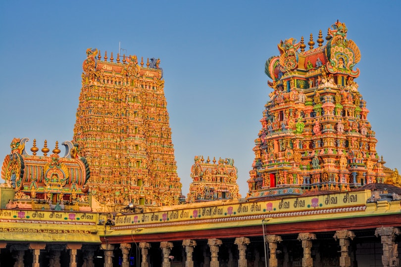 Meenakshi amman temple in tamil nadu
