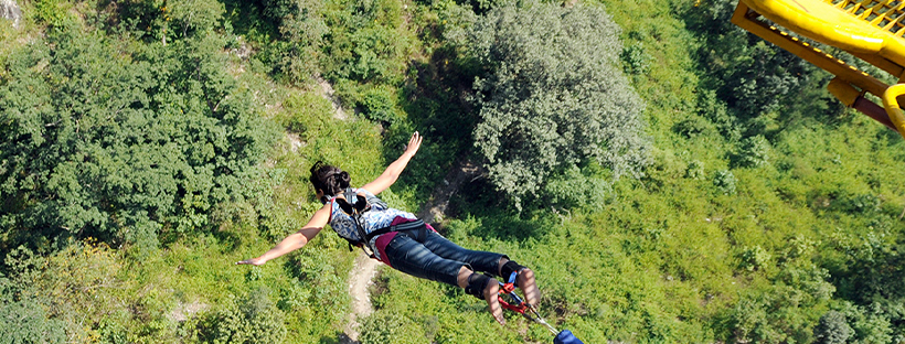 Places for Bungee Jumping in India