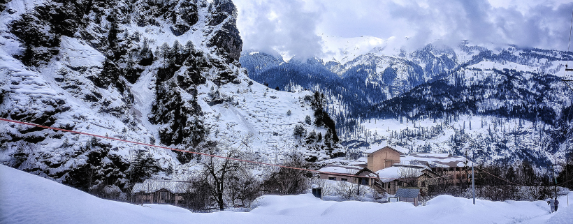 Manali Snow Fall