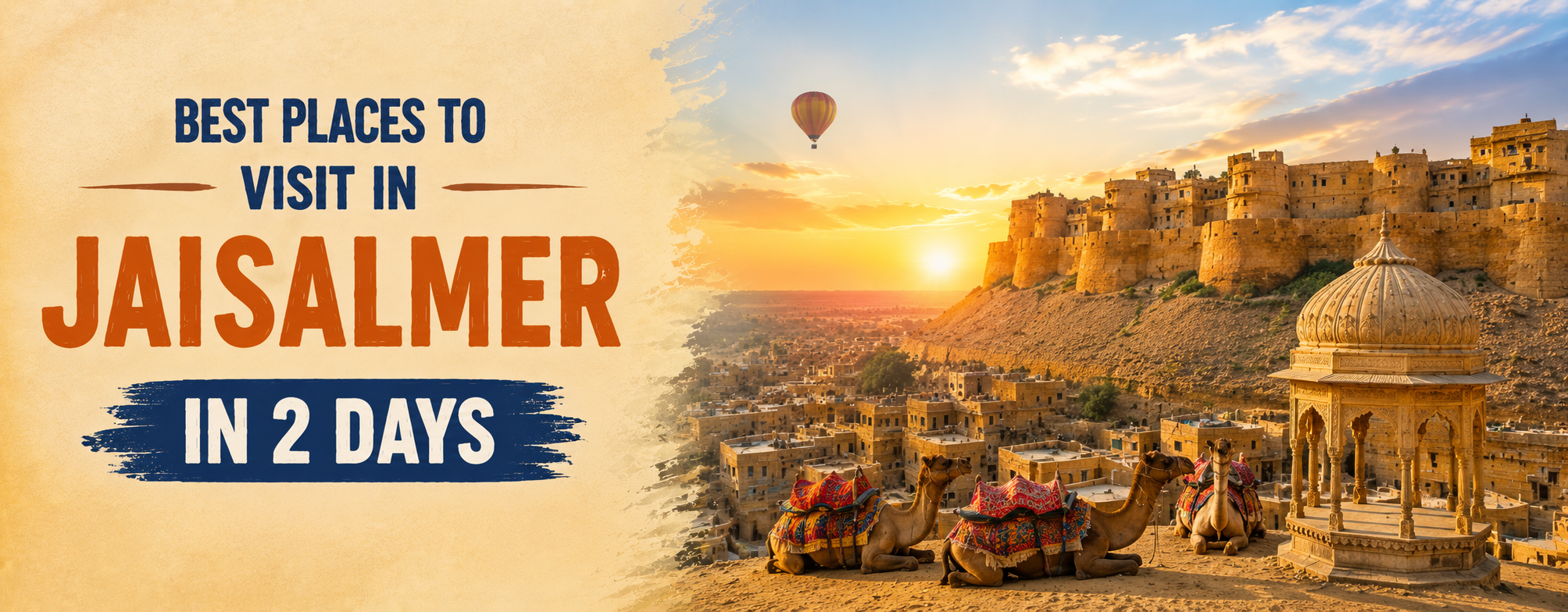 Best Places to Visit in Jaisalmer in 2 Days