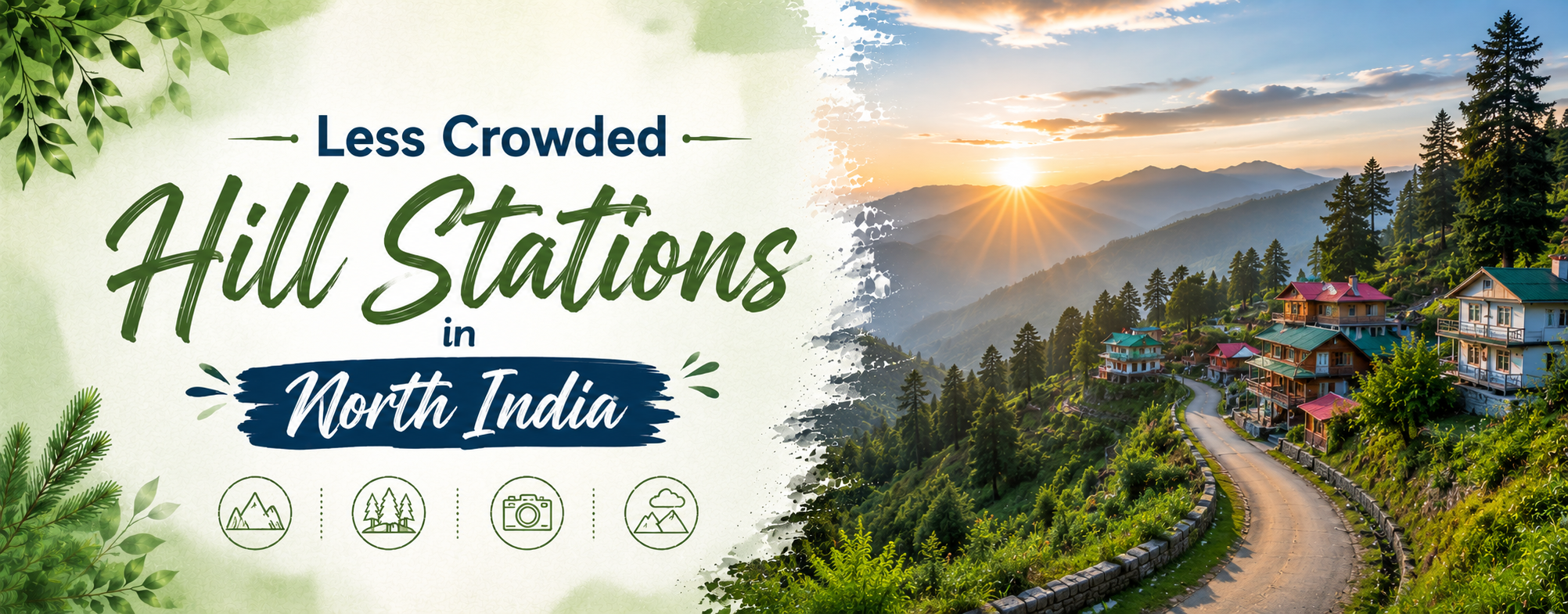 Less Crowded Hill Stations in North India