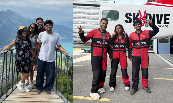 Happy Family Trip to Switzerland Organized by Starline Travels